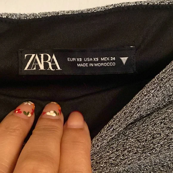 ZARA metallic ruched skirt - Picture 11 of 11
